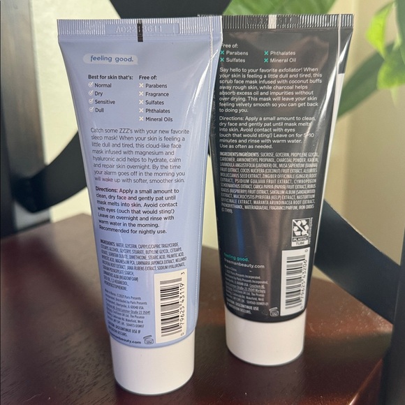 (2) Freeman Sleepy Time and Exfoliating Scrub Masks 3 Fl oz each - Picture 2 of 2